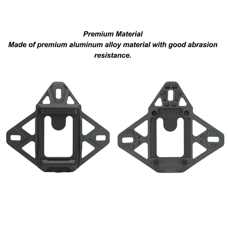 Helmet Shroud Aluminum Alloy Helmet NVG Mount Adapter for FAST