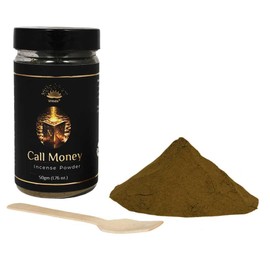Vrinda® Call Money Premium Incense Powder - for All Rituals, 50 gm, Made in India, Smudge Powder, Voodoo, Hoodoo, Pagan & Wiccan
