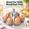 Silicone Egg Steaming Basket for Boiling Eggs – 6 Slot