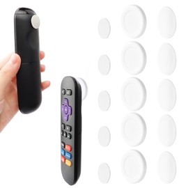 Wvu & Wvo Pack of 5 Remote Control Holders, Magnetic Remote Control Holder, Hole-Free Wall Mount, Remote Control for Effortless Organisation of Home, Office and School Supplies