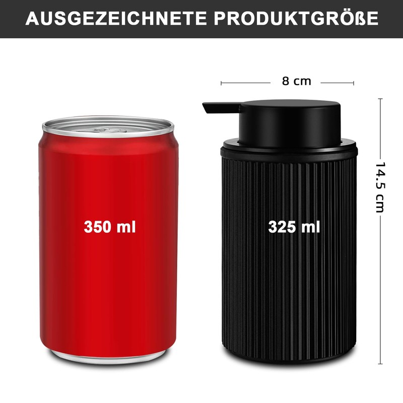GMISUN Soap Dispenser Matte Black