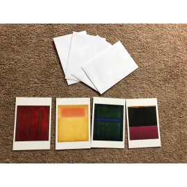 Mark Rothko Lot of 2 Card Prints Contempory art Christmas Card Birthday Card