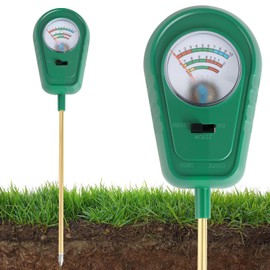 EBQOSK 3 in 1 Soil Tester, Moisture/PH/Fertility for Garden & Potted Plants, Battery - Free Soil Sensor with Easy - Read Dial for Lawn, Indoor & Outdoor Plant Care