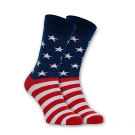 Euroscarves Country-Themed Socks, Made in EU, US flag