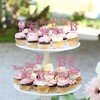 ZHUOWEISM 30PCS Happy 13th Birthday Cupcake Toppers Cheers to 13