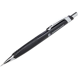 5 Star Mechanical Pencil with Rubberised Grip and Cushion Tip 0.5mm Lead, black