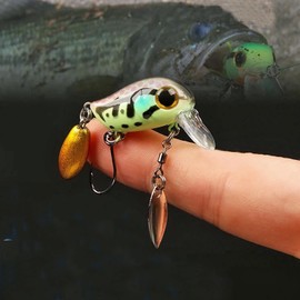 Njord Kalastus Trout Wobbler Set of 5 UV-Active 3 g (UL) 3 cm Floating Wobbler Trout Wobbler Perch Bait Set Trout Bait Fishing Accessories Wobbler Crankbait Wobbles