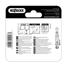 Hozelock 2785P0000 End Line Pressure Dripper, 4/13 mm - Pack of 5