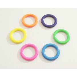 2 5/8" Solid Rings Acrylic Bird Toy Parts 10 Pieces