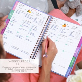 Clever Fox Pregnancy Journal & Memory Book - Pregnancy Planner & Notebook for Expecting Moms – Baby Keepsake, First Time Moms Gift (Light Blue)