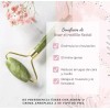 Rodillo De Jade Y Guasha Kit Masaje Facial Antiedad Tonifica