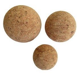 Mina-Industries Cork Balls 3 cm or 4 cm or 5 cm (Pack of 2 – 5 cm)
