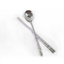 Kitchen Art Nari Glossy Stainless Steel Cutlery Set 1P / 키친아트 나리 광 스텐레스 수저세트 1P