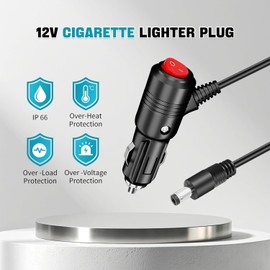Zigarettenanzünder-Auto-Ladegerät-Adapter, 12 V, Auto-Adapter für alle Comfier Nacken Rücken Massagekissen