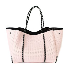 POPUPS Neoprene Large Tote Bags, Prfetty in Pink II - Lightweight and Water-Resistant Neoprene Bag