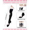Fourluoo 4 Pair Funny Flamingo Legs Socks for Women 25.6