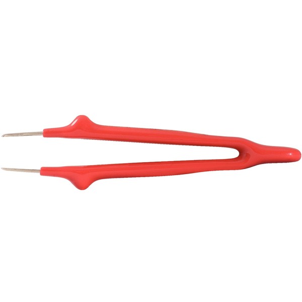 KS Tools 117.1628 Insulated tweezers, straight, 15mm