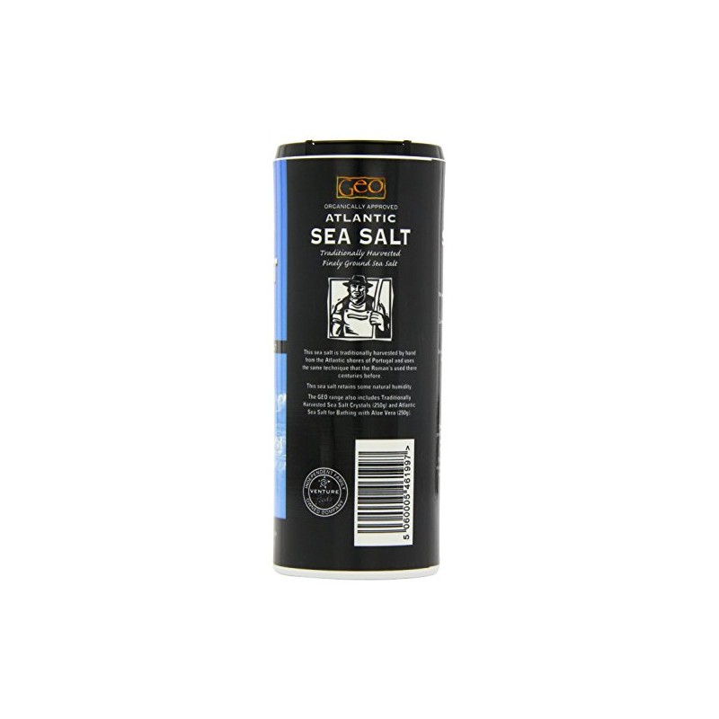 Geo Organics Atlantic Sea Salt Shaker x 12 (Pack of