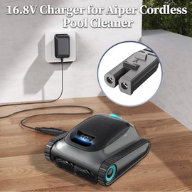 16V Charger for Aiper Pool Cleaner AC Adapter for Aiper Scuba S1 Cordless Robotic Pool Cleaner Power Supply Aiper Scuba S1 E1 Cordless Robotic Pool Vacuum Cleaner Charging Cord