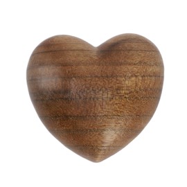 Wooden 3D Heart Palm Handheld Decor Stress Relief Wedding Engagement Decoration for Couples Type 1