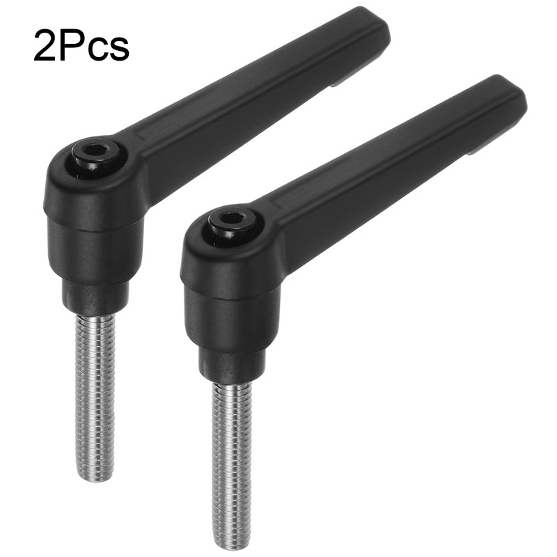 TA-VIGOR 2Pcs Adjustable Clamping Lever Handles, M6 x 30mm Locking
