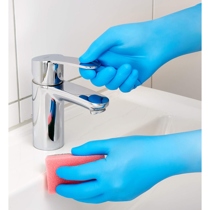 Touchguard Disposable Gloves Blue Nitrile - Latex and Powder Free
