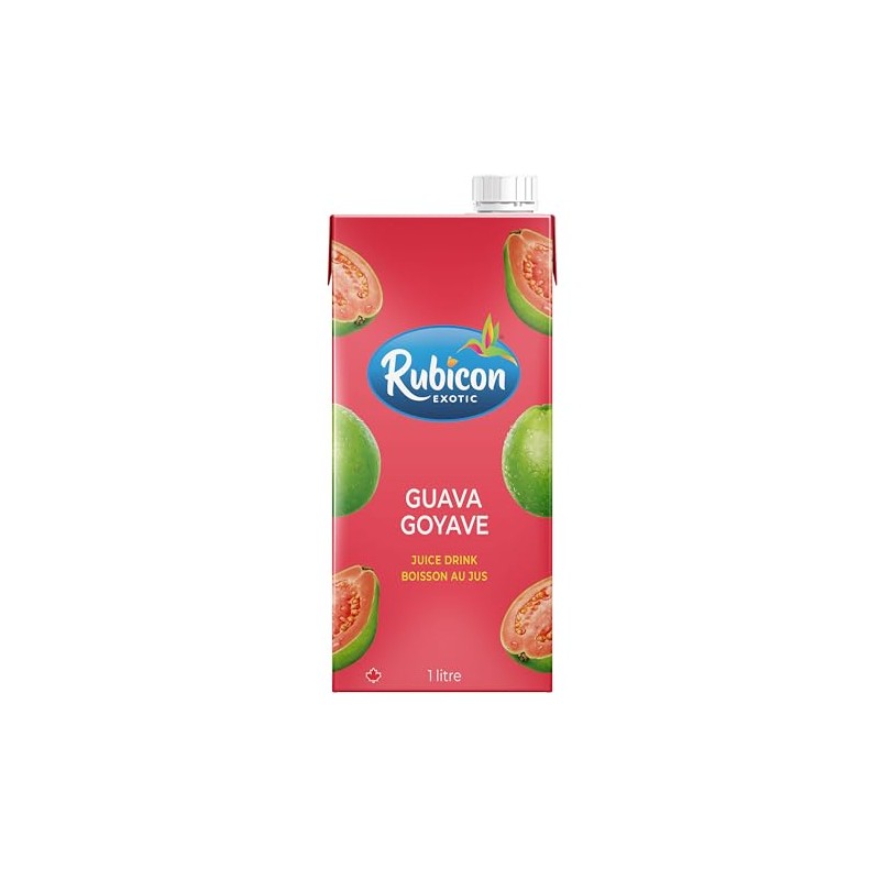 Rubicon Guava Exotic Juice Drink 200ml (Pack of 4), Red