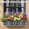 4 Pack 24 Inch Window Boxes Planter for Outdoor Plants
