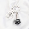 ENSIANTH Dungeon Master Gift Dice Keychain Dragon Lover Gift D20