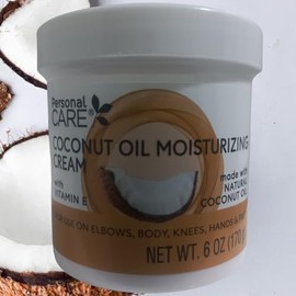 Coconut Oil Moisturizing Cream With Vitamin E - 6 oz, for All Skin Types - Body, Hands, & Feet (Pack of 1)