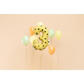 PartyDeco Giant Number #3 Cheetah