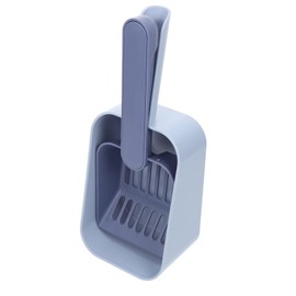 Sosoport 1 Set Cat Litter Shovel Trapper Deodorizer Sifter Automatic Liners Scoop Nip Pee Kitten Treats Cat Litter Tray Litter Sand Cat Poop Trash Can Cats Ever Pad Blue