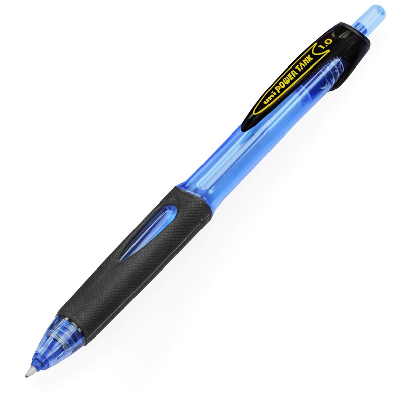 Uni-Ball SN-220SF Power Tank Retractable Ballpoint Pen 1mm Blue Ink