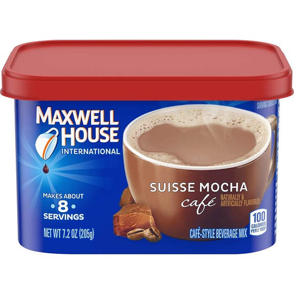 Maxwell House International Cafe Suisse Mocha Instant Coffee (7.2 oz Canister)