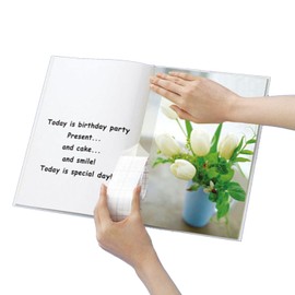 Debika Picture Book Repair Tape, Clear, Width 2.0 x 16.4 ft (5 x 5 m), Library Book Film, UV Protection, Set of 4