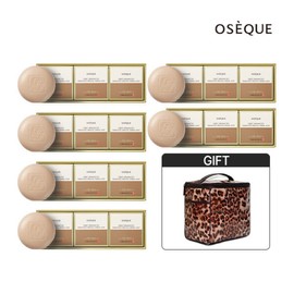 Ozegge 오제끄 단독 오색황토 발효한방비누 18종 + 레오파드 스파백 증정 (색상 랜덤) Ozeke Exclusive Five Color Yellow Clay Fermented Herbal Soap 18 Types + Free Leopard Spa Bag (Color Random)