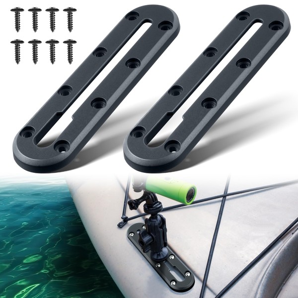 Hohean Kayak Track, Kayak Low Profile Track for Fishing Rod