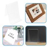 Cabilock Book Display Stand Phone Holder 6pcs Clear Acrylic Stand