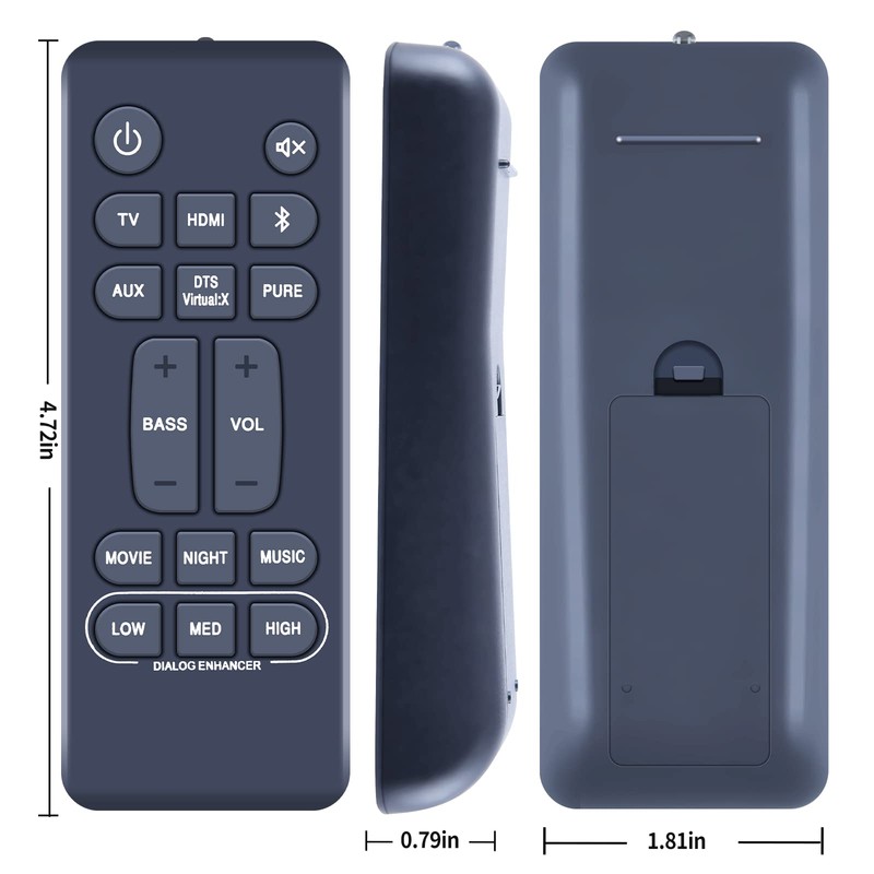 RC-1236 Replacement Remote Control Suitable for Denon Home Theater Sound