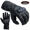Proanti Touring Leather Motorcycle Gloves Black Size:XL