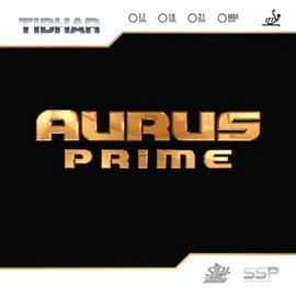 Tibhar Aurus Prime Table Tennis Rubber (Black, 2.1)