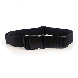 TopHomer Tactical Belt for Men, Heavy Duty Nylon Fabric Work Belt for Police Outdoor Activities Adjustable Width of 1.5" Length from 23.6"-42.5", black