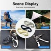 SJUIEO Zipper Clip, Anti-Theft Hook, Double Opening Backpack Zipper Lock,