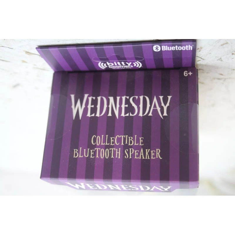 Bitty Boomers Wednesday Addams Bitty Boomer Mini Bluetooth Speaker -