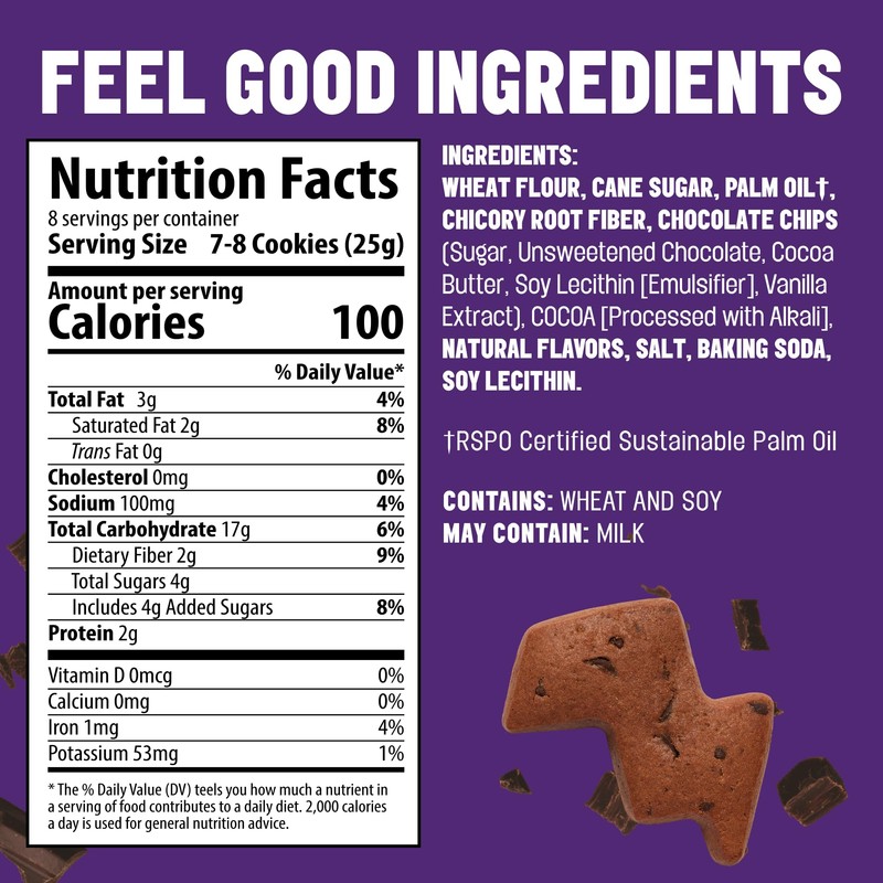 Mavericks Kids Double Chocolate Cookies, 7.04 OZ