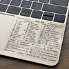 Synerlogic (Universal) Mac OS Reference Keyboard Shortcut Sticker, No-Residue Transparent