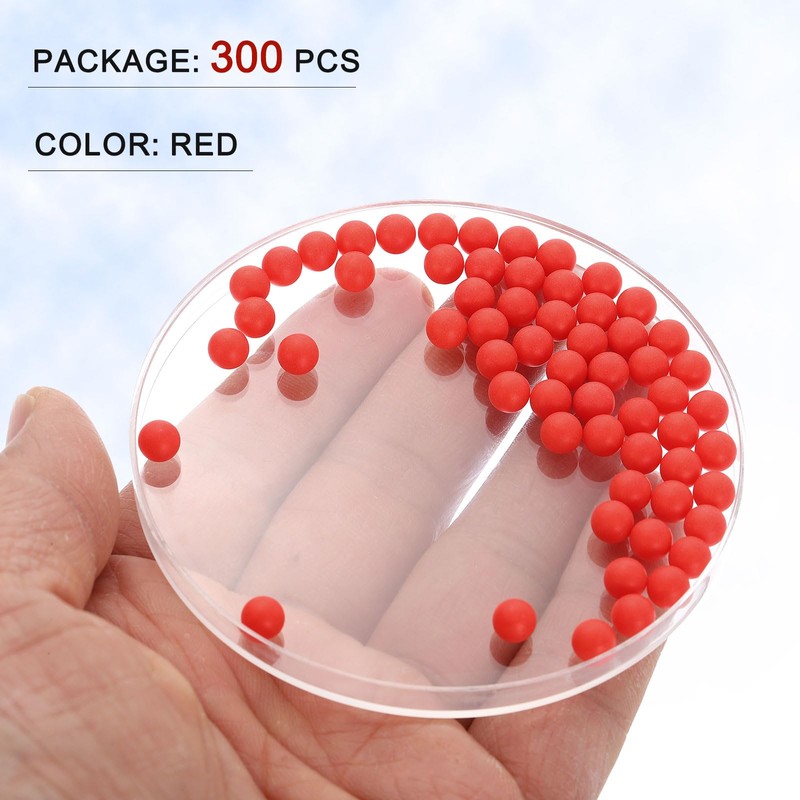 uxcell 300pcs PP Plastic Bearing Balls 7/32" (5.556mm) Solid Plastic