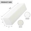 ForPro Professional Collection Buffing Block, Super White, 180/240 Grit, Four-Sided