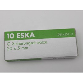 10 x 5mm x 20mm Glass Slow Blow Fuse Glass 10A 250V AC