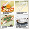 1 Set of Tropical Leaf Molds, 1 Set of Cloud